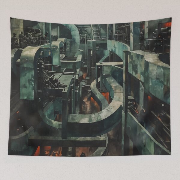 Item preview, Industrial Labyrinth designed and sold by landletsy.