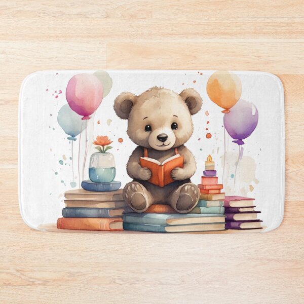 Item preview, Adorable Baby Bear on a Stack of Books designed and sold by Pawsandco.