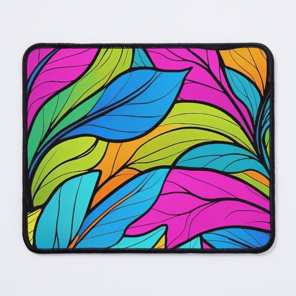 Item preview, Tropical Fusion of Vibrant Leaf Patterns Design designed and sold by ArtComixHaven.