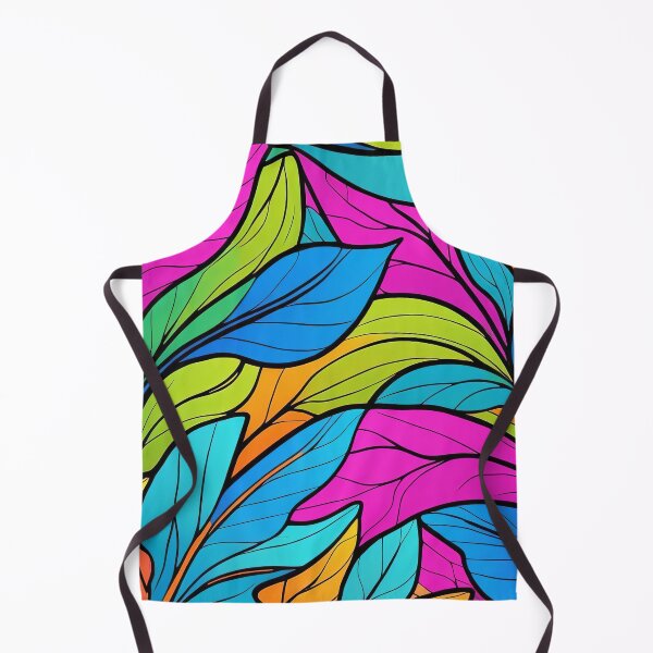 Item preview, Tropical Fusion of Vibrant Leaf Patterns Design designed and sold by ArtComixHaven.