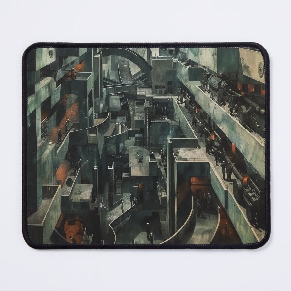 Item preview, Mechanized Cityscape designed and sold by landletsy.