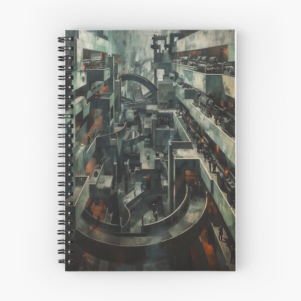Item preview, Mechanized Cityscape designed and sold by landletsy.