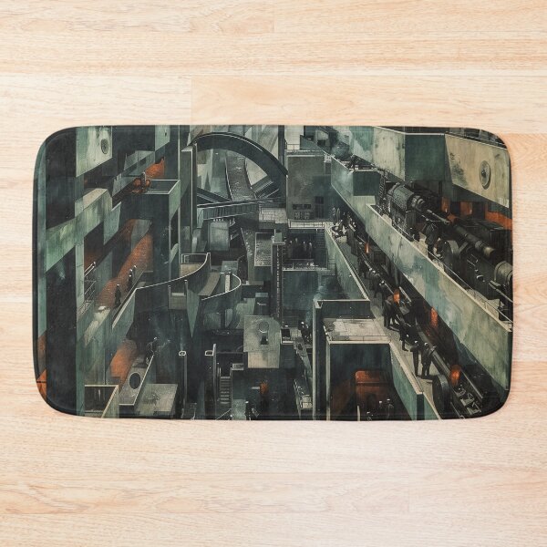 Item preview, Mechanized Cityscape designed and sold by landletsy.