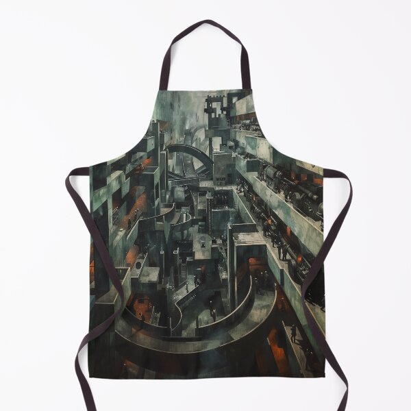 Item preview, Mechanized Cityscape designed and sold by landletsy.