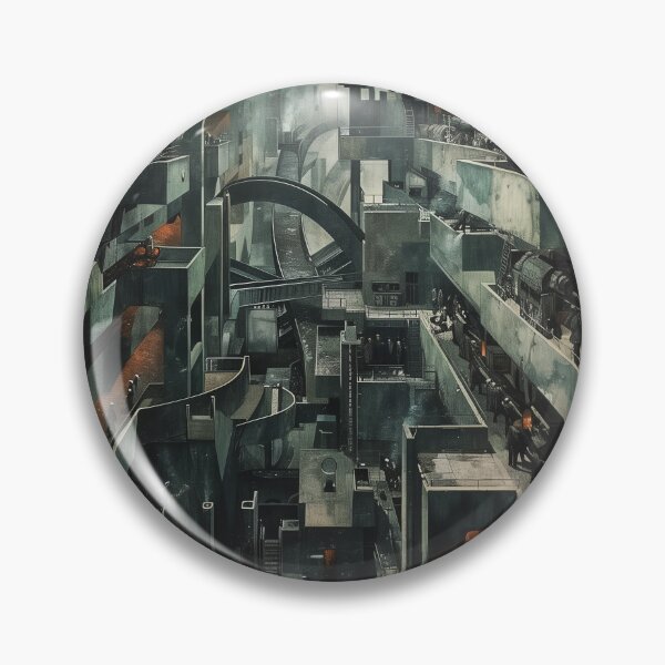 Item preview, Mechanized Cityscape designed and sold by landletsy.