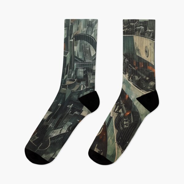 Item preview, Mechanized Cityscape designed and sold by landletsy.