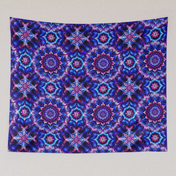 Item preview, Blue and Pink Kaleidoscope Pattern designed and sold by patterncrow.