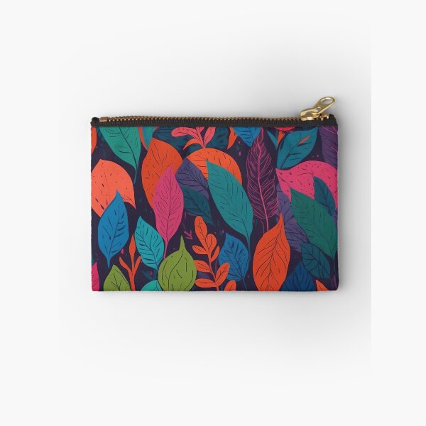 Item preview, Vivid Array of Colourful Leaves in Deep Night designed and sold by ArtComixHaven.