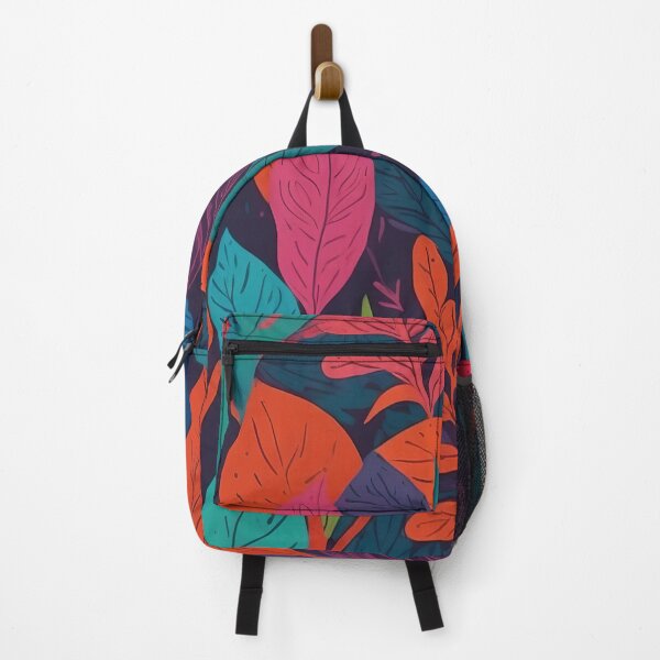 Item preview, Vivid Array of Colourful Leaves in Deep Night designed and sold by ArtComixHaven.