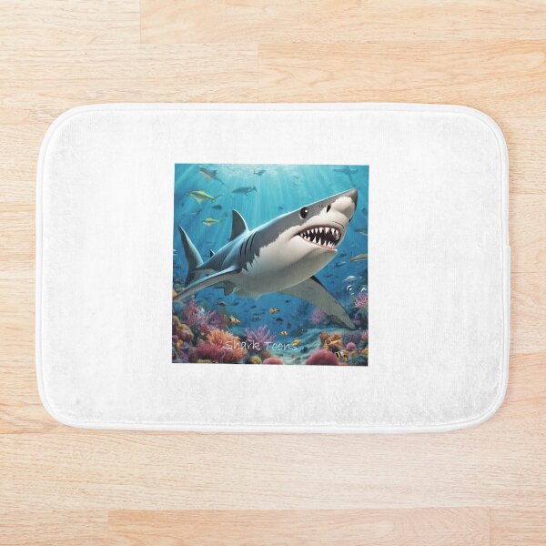 Item preview, Dibujos animados de tiburones designed and sold by Fruityblue.