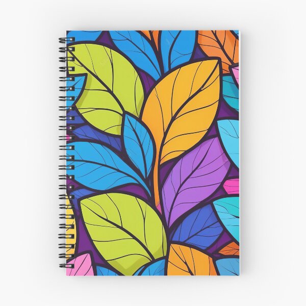Item preview, Bright Foliage Patterns in Colourful Leaf Palette designed and sold by ArtComixHaven.