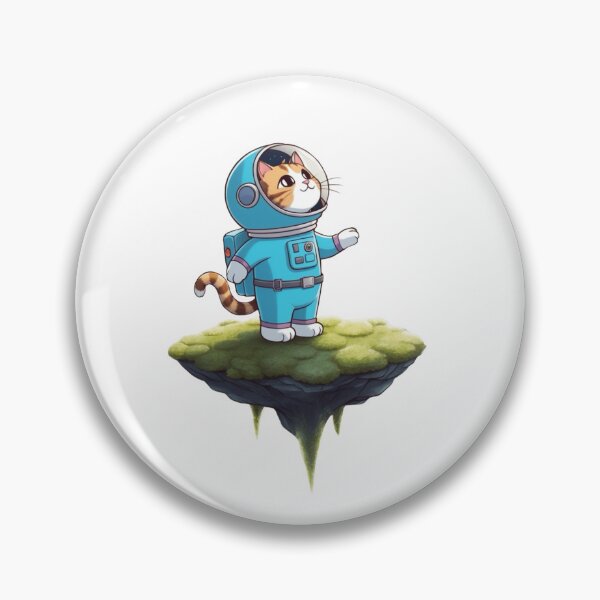 Item preview, Cute space orange cat astronaut  designed and sold by Mysterywall.