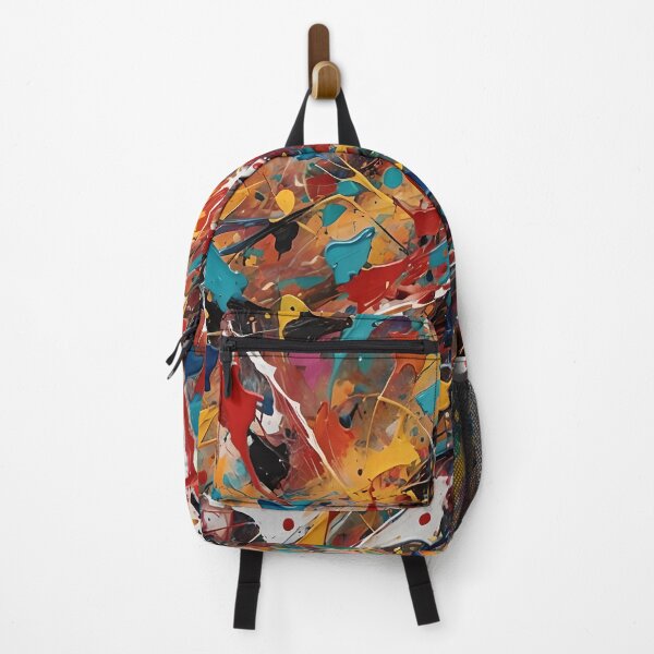 Item preview, Abstract Art Pattern of Spattered Oil Colors designed and sold by Warriorgal.
