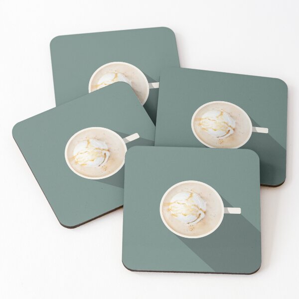 Item preview, Affogato Coffee Illustration designed and sold by aio.