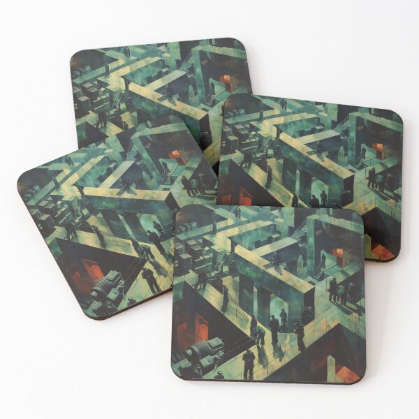 Item preview, Workers in the Grid designed and sold by landletsy.