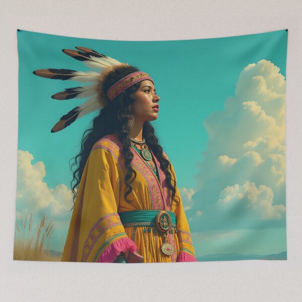 Item preview, Navajo Goddess Changing Woman designed and sold by SoniaSarkali.