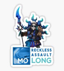 Reckless Assault Mo Long Summoners War Panda Water Sticker