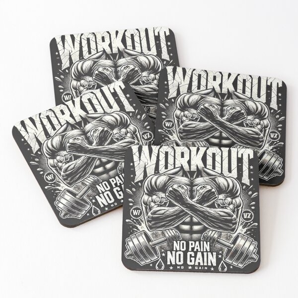 Item preview, Motivational Workout Design with Weights and Muscles designed and sold by PedjaSopalo.