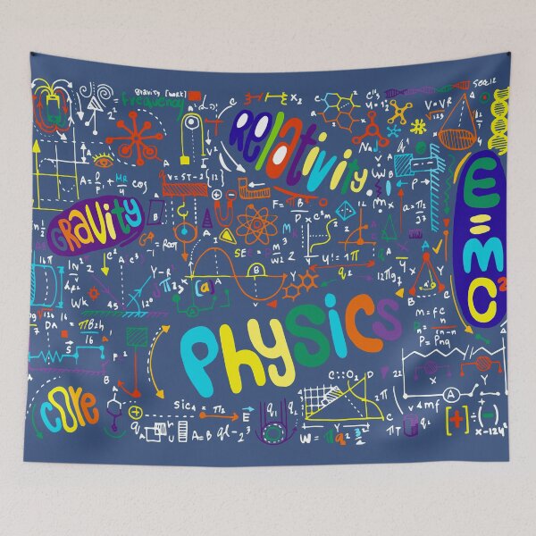 Item preview, Physics Science Colorful Blue Design designed and sold by Divine Ease.