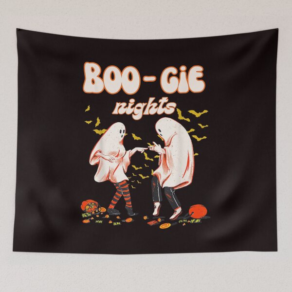 Item preview, Dancing Ghost with Pumpkin Halloween Women's  designed and sold by MythicMosaics.