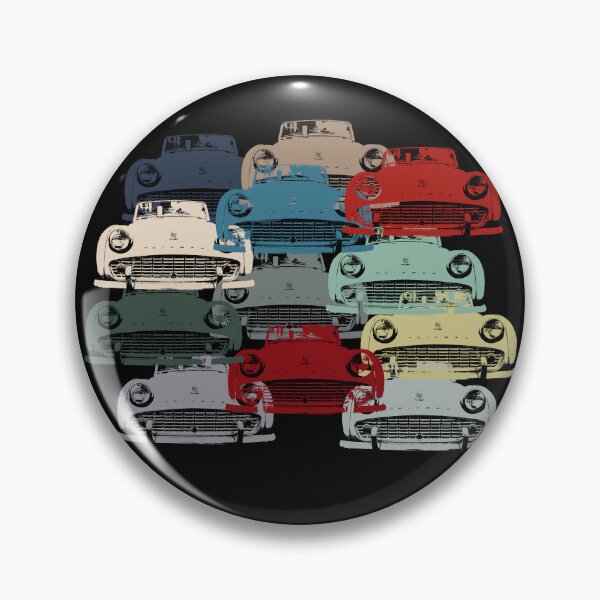 Item preview, Triumph TR3 1950s British classic car paint shades designed and sold by soitwouldseem.