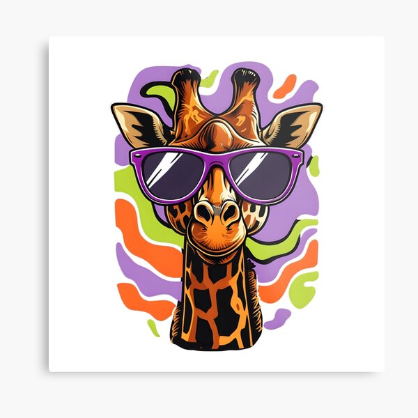 Item preview, giraffe pop art designed and sold by misbahsiro.