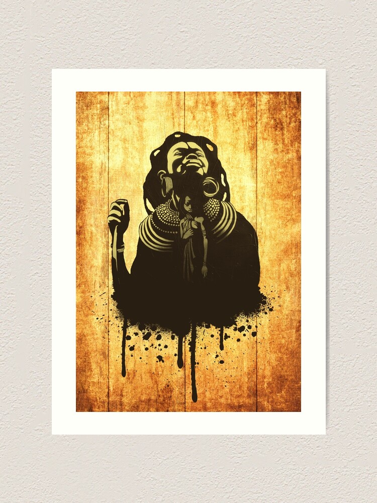 African Queen Art Print By Satta Redbubble