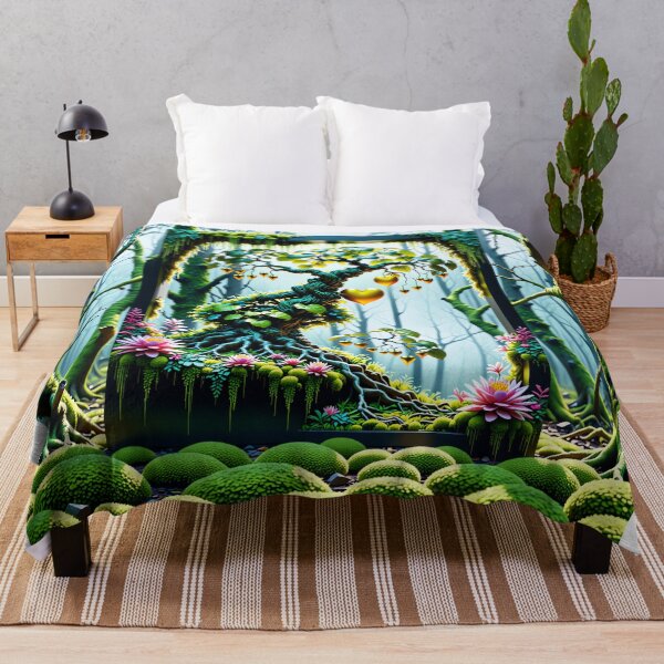 Item preview, "Pixelated Petals, Lumina's Embrace" designed and sold by PanoramaPrints.