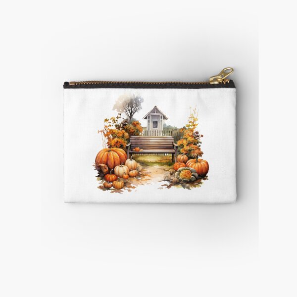 Item preview, Fall Botanical Garden with Pumpkins designed and sold by GiraffeCreative.