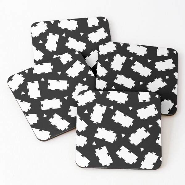 Item preview, Jigsaw white on black design designed and sold by TerenceLacey.