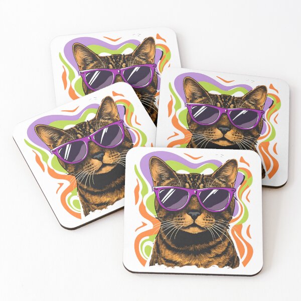 Item preview, cat popart designed and sold by misbahsiro.