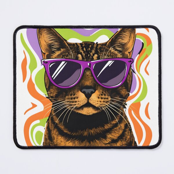 Item preview, cat popart designed and sold by misbahsiro.
