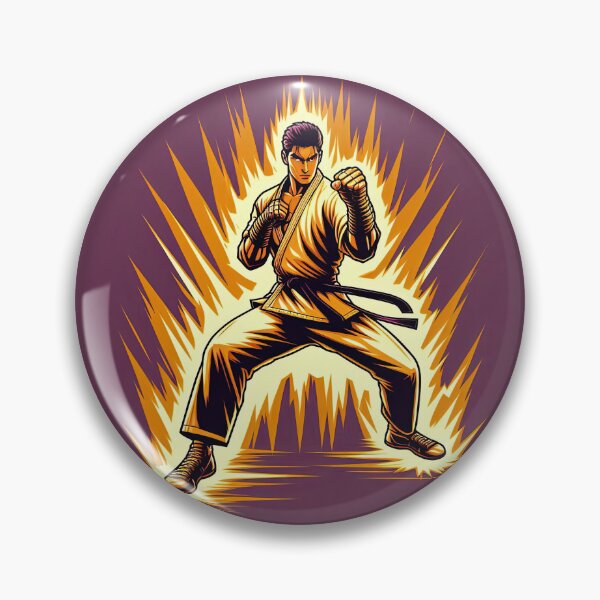 Item preview, Martial Artist Pop Art Style designed and sold by artofuniverse.