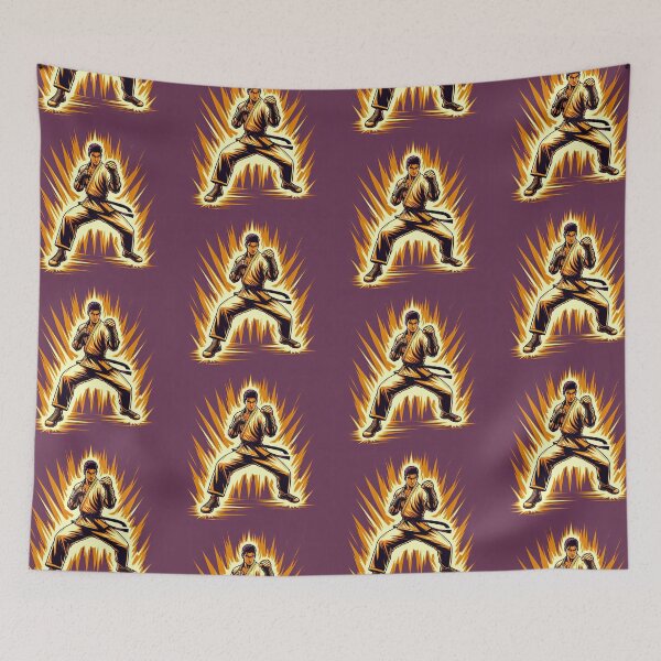 Item preview, Martial Artist Pop Art Style designed and sold by artofuniverse.