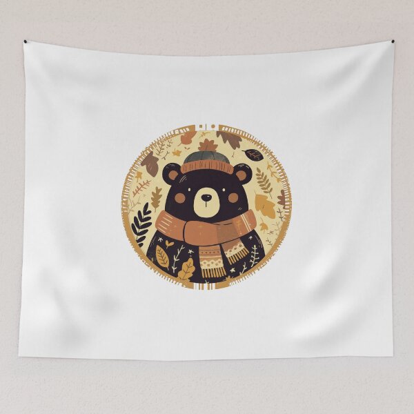 Item preview, Autumn Bear designed and sold by krabbaraban.