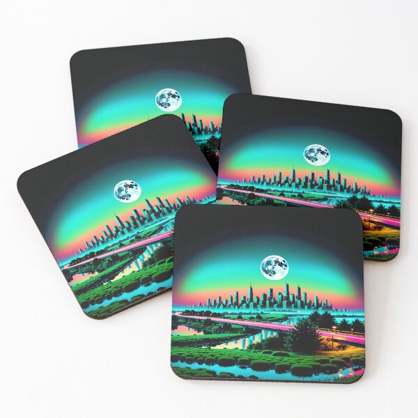 Item preview, Moonlit Archipelago: Amara's Glitch Odyssey designed and sold by PanoramaPrints.