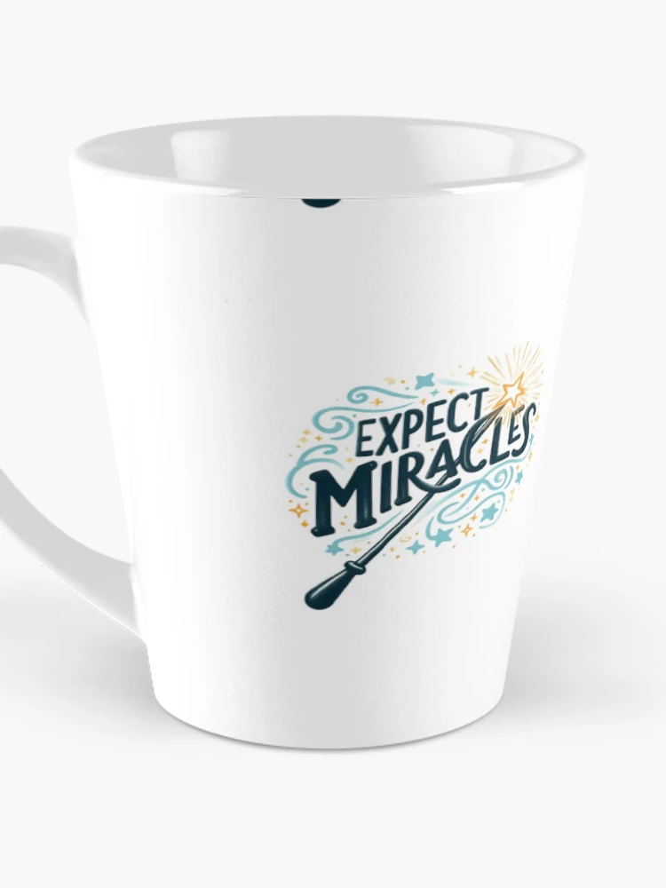 Thumbnail 3 of 4, Coffee Mug, Expect miracles designed and sold by Monem-RASH.