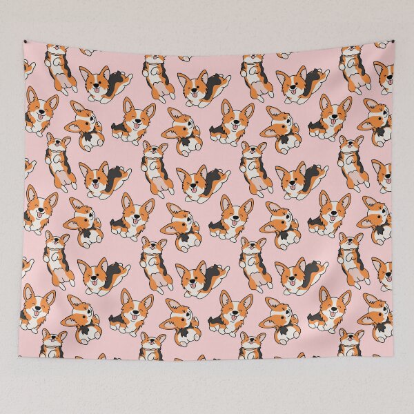 Item preview, Corgi Cute Pattern Pink designed and sold by SwatchGD.