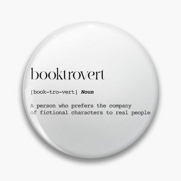 Item preview, booktrovert designed and sold by tatteredpages.