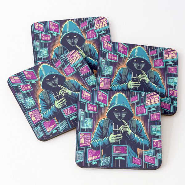 Item preview, Cyberpunk Hacker Pop Art Style designed and sold by artofuniverse.
