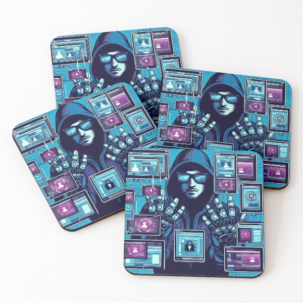 Item preview, Cyberpunk Hacker Pop Art Style designed and sold by artofuniverse.