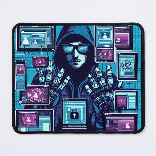 Item preview, Cyberpunk Hacker Pop Art Style designed and sold by artofuniverse.