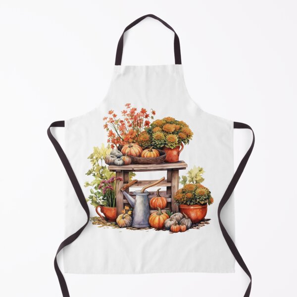 Item preview, Fall Botanical Garden with Pumpkins designed and sold by GiraffeCreative.