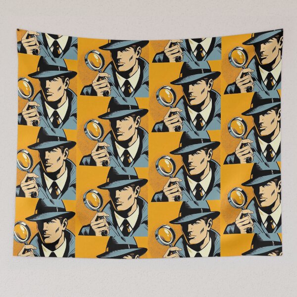 Item preview, Detective Pop Art Style designed and sold by artofuniverse.