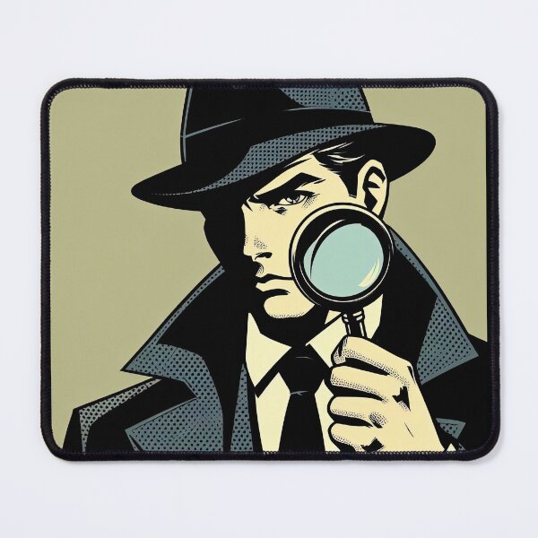 Item preview, Detective Pop Art Style designed and sold by artofuniverse.