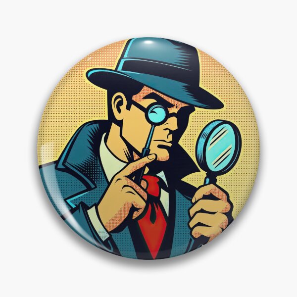 Item preview, Detective Pop Art Style designed and sold by artofuniverse.