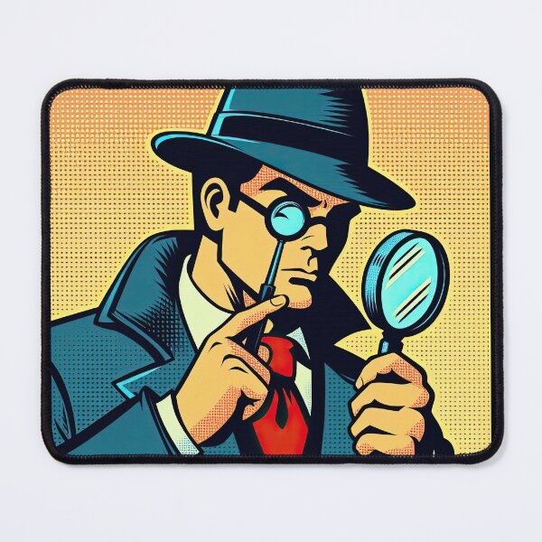 Item preview, Detective Pop Art Style designed and sold by artofuniverse.
