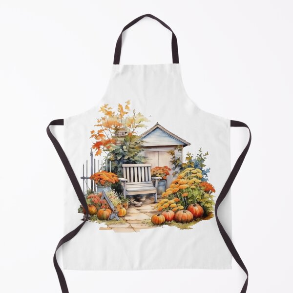 Item preview, Fall Botanical Garden with Pumpkins designed and sold by GiraffeCreative.