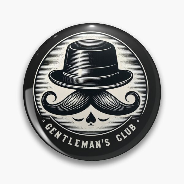 Item preview, Gentleman's Club Mustache Icon - retro vintage style for a true gentleman ( hair salon , barber shop) designed and sold by PatrykT94.