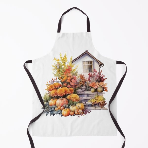 Item preview, Fall Botanical Garden with Pumpkins designed and sold by GiraffeCreative.
